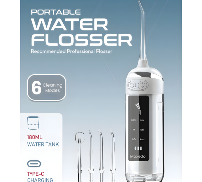 Moxedo Portable Water Flosser 180ML