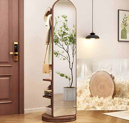Full Length Wooden Standing Mirror