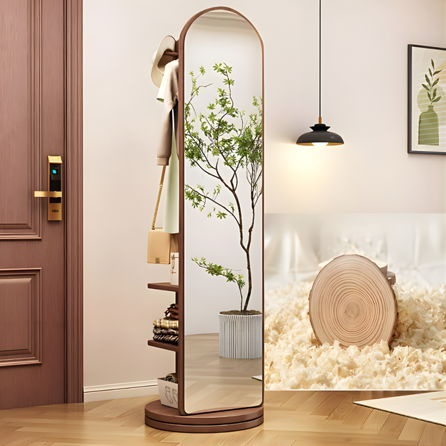 Full Length Wooden Standing Mirror