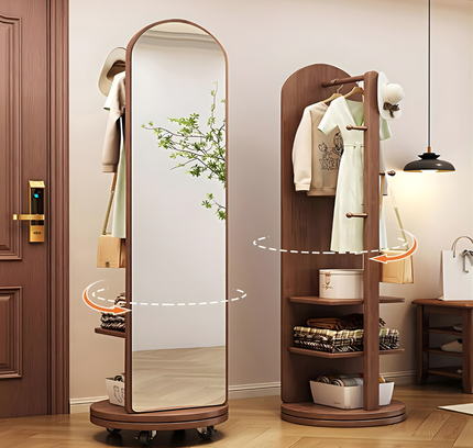 Full Length Wooden Standing Mirror