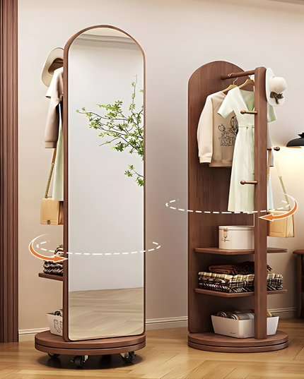 Full Length Wooden Standing Mirror