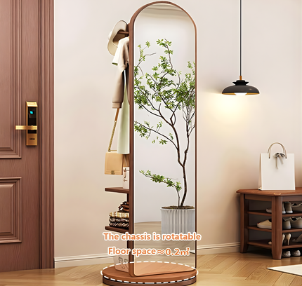 Full Length Wooden Standing Mirror