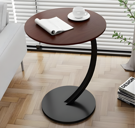 Round Shaped Coffee Table Metal Stand