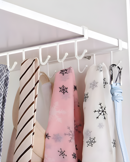 منظم خطافات الأكواب المثبتة على الحائط (قطعة واحدة)