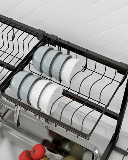 رف حوض معدني ثقيل للمطبخ لحوض واحد