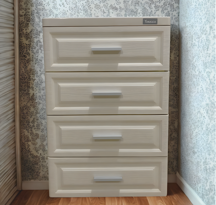 Plastic Storage Drawer Shelf 4 Layer