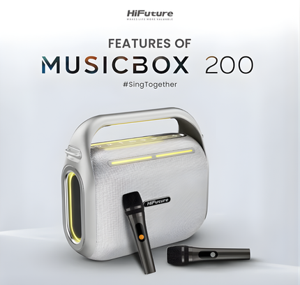 HiFuture Music Box 200 Portable Wireless Speaker