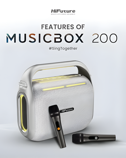HiFuture Music Box 200 Portable Wireless Speaker