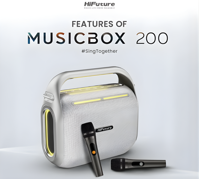 HiFuture Music Box 200 Portable Wireless Speaker