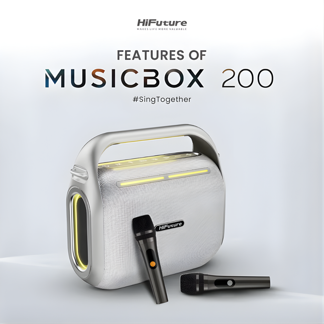 HiFuture Music Box 200 Portable Wireless Speaker