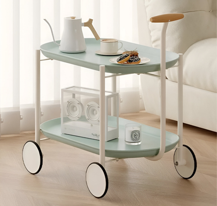 Kitchen 2-Tier Trolley Cart