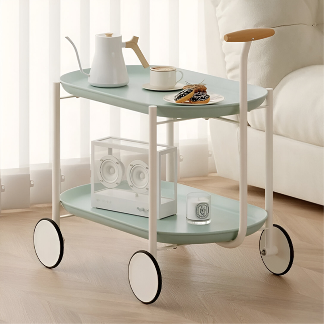 Kitchen 2-Tier Trolley Cart
