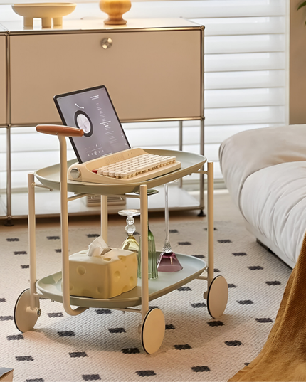 Kitchen 2-Tier Trolley Cart