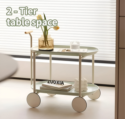 Kitchen 2-Tier Trolley Cart