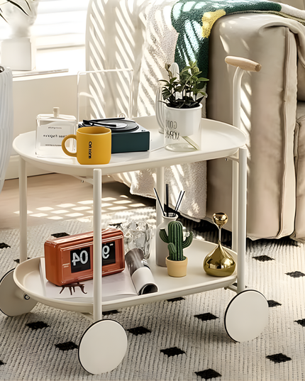 Kitchen 2-Tier Trolley Cart