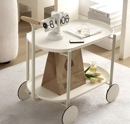 Kitchen 2-Tier Trolley Cart