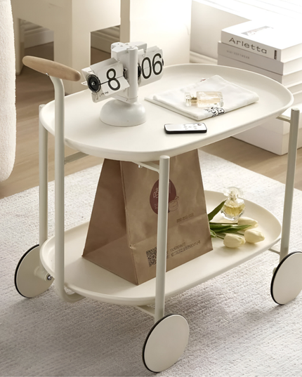 Kitchen 2-Tier Trolley Cart