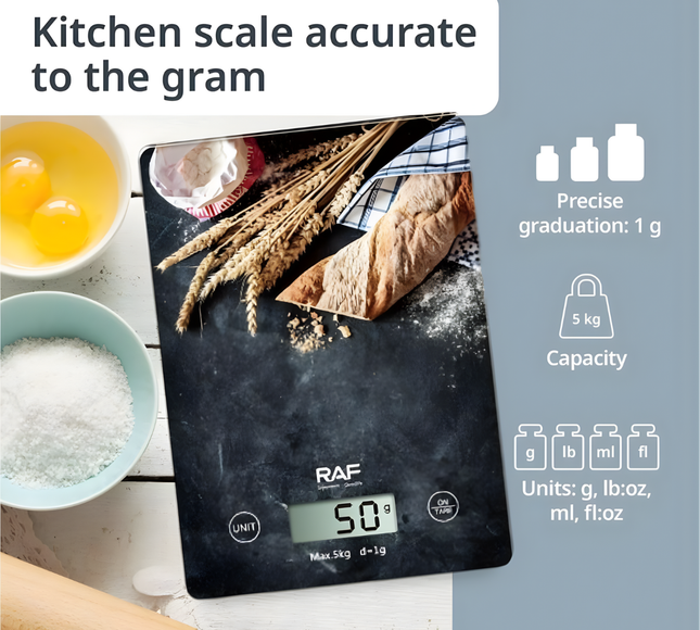 RAF Digital Kitchen Scale