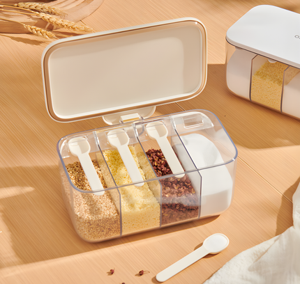 Ecoco 4 in 1 Spice Storage Box