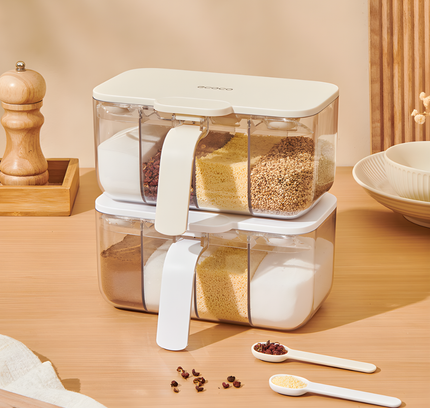 Ecoco 4 in 1 Spice Storage Box