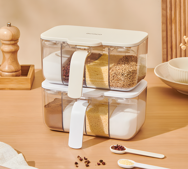 Ecoco 4 in 1 Spice Storage Box