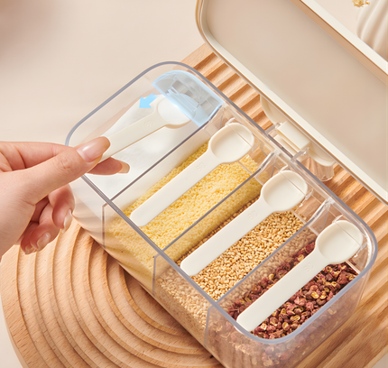 Ecoco 4 in 1 Spice Storage Box