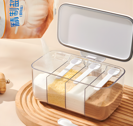 Ecoco 4 in 1 Spice Storage Box