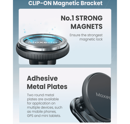 Clip-On Magnetic Phone Holder