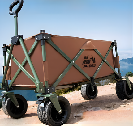 Foldable Wagon Trolley Big Wheels