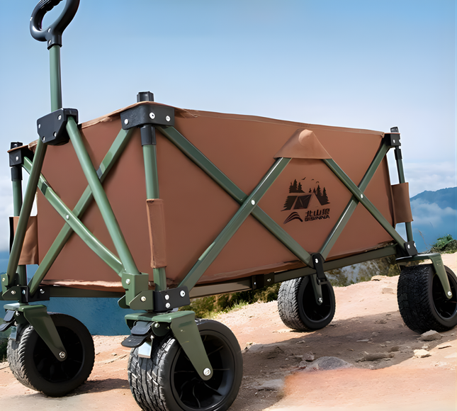 Foldable Wagon Trolley Big Wheels