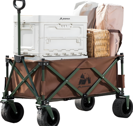 Foldable Wagon Trolley Big Wheels