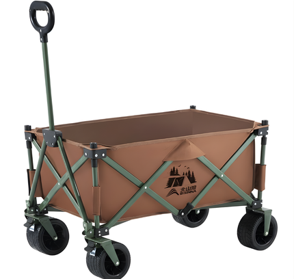 Foldable Wagon Trolley Big Wheels
