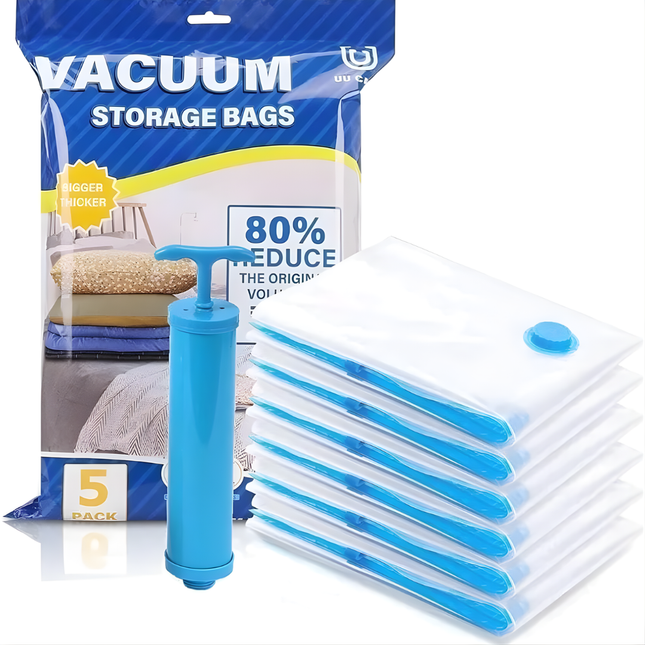 Vacuum Storage Bags with Hand pump
