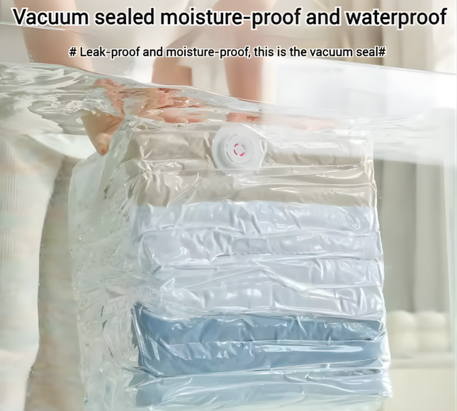 Vacuum Compression Bags non-pumping 5 Pcs