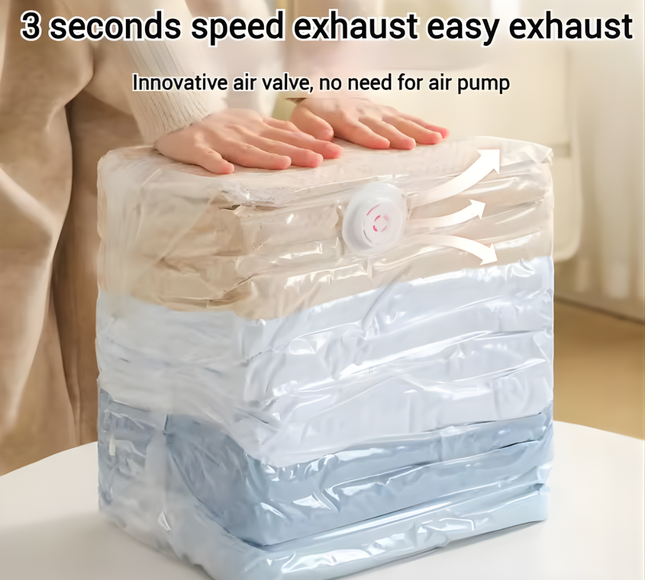 Vacuum Compression Bags non-pumping 5 Pcs