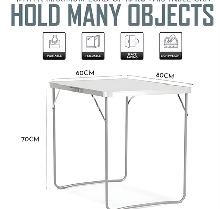 Portable Foldable Table for Camping Small