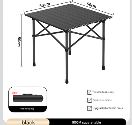 Foldable Camping Table with 4 Chair Set LB-20825