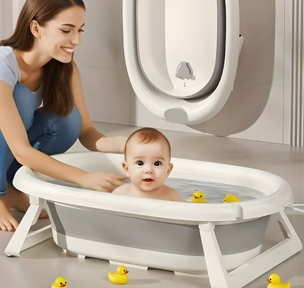 5-in-1 Baby Foldable Bathtub Set