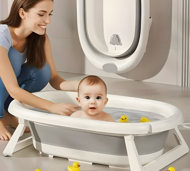 5-in-1 Baby Foldable Bathtub Set