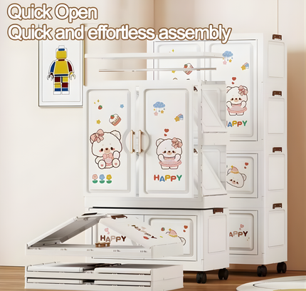 Kids Storage Wardrobe Organizer