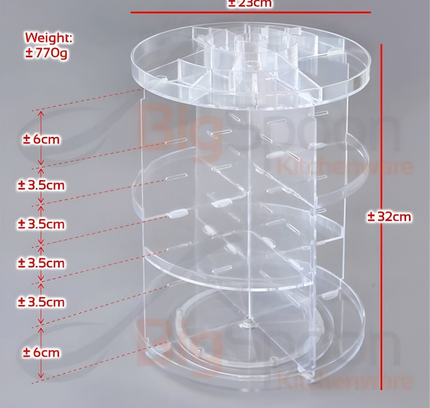 Cosmetic Storage Box Rotative