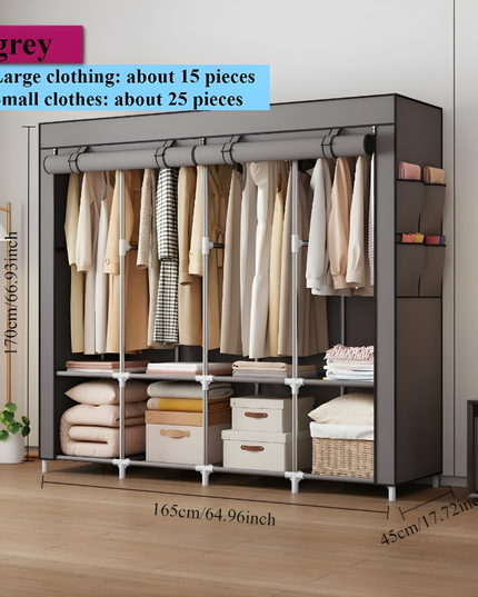 Diy Clothe Storage Wardrobe 4 Doors