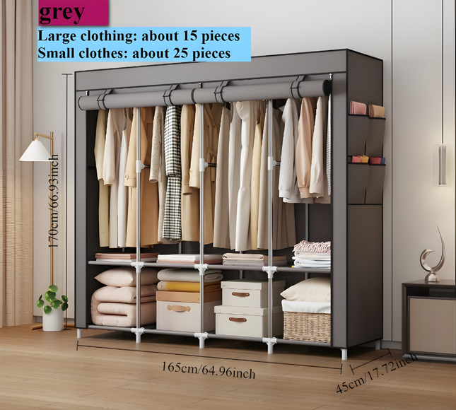 Diy Clothe Storage Wardrobe 4 Doors