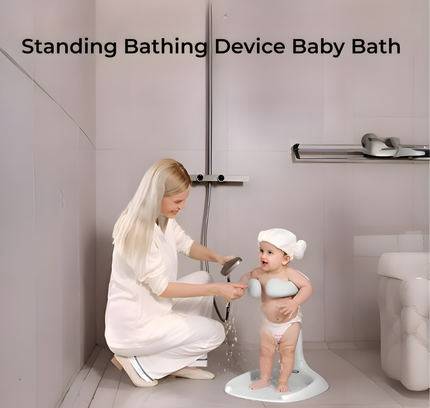 Foldable Baby Standing Bath tub adjustable height