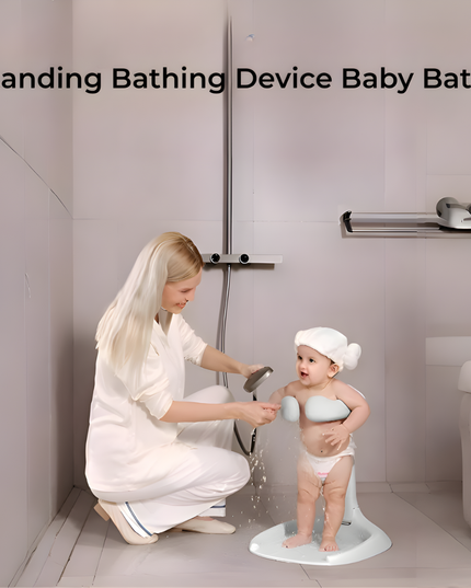 Foldable Baby Standing Bath tub adjustable height