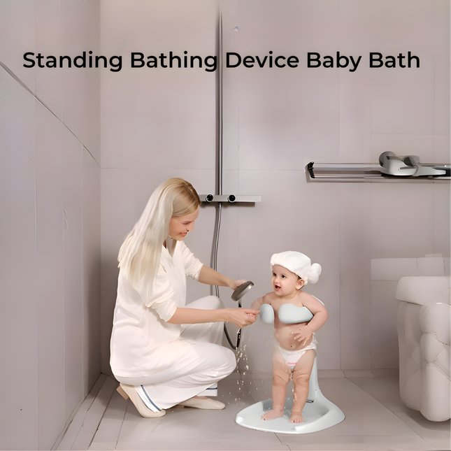 Foldable Baby Standing Bath tub adjustable height
