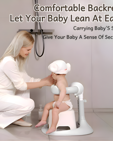 Foldable Baby Standing Bath tub adjustable height