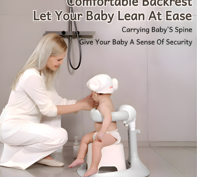 Foldable Baby Standing Bath tub adjustable height