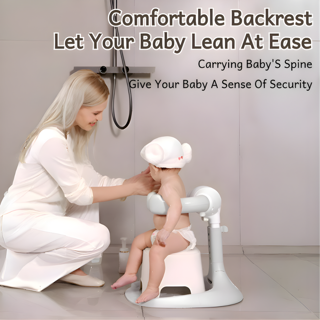 Foldable Baby Standing Bath tub adjustable height