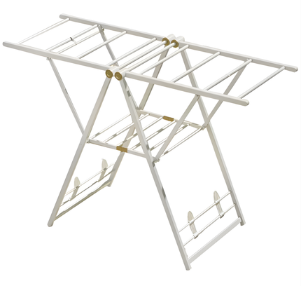 Foldable Cloth Drying Stand White